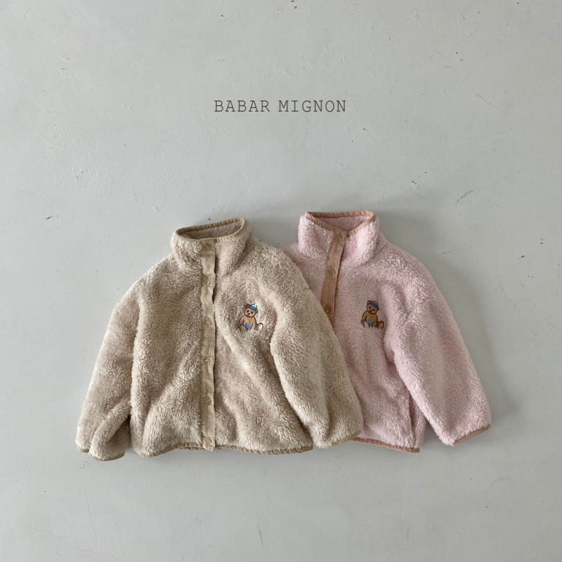 BABAR MIGNON - Korean Children Fashion - #Kfashion4kids - Bear Fleece Jumper - 2