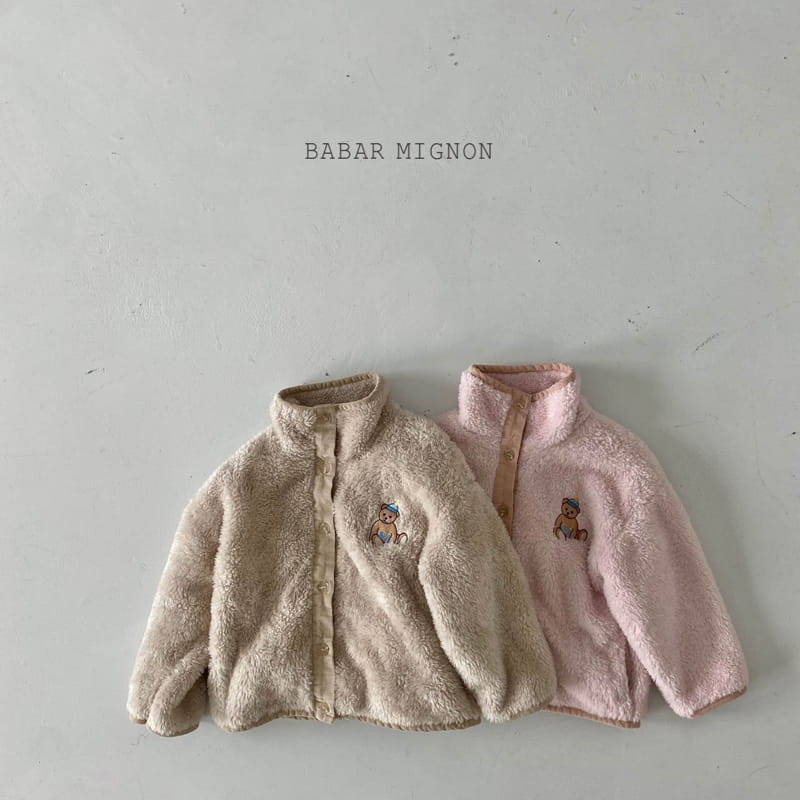 BABAR MIGNON - Korean Children Fashion - #Kfashion4kids - Bear Fleece Jumper - 3
