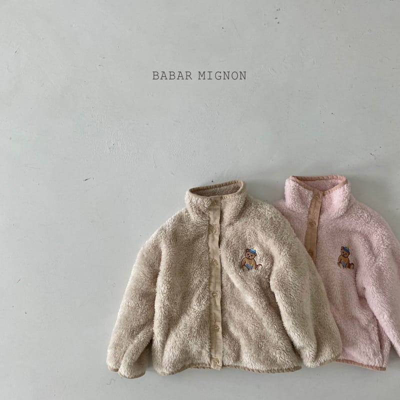 BABAR MIGNON - Korean Children Fashion - #Kfashion4kids - Bear Fleece Jumper - 4