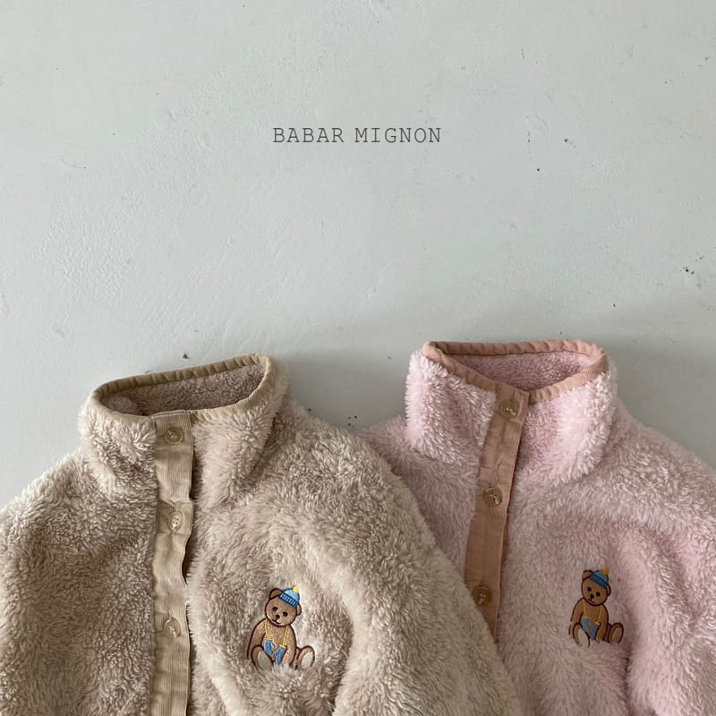 BABAR MIGNON - Korean Children Fashion - #Kfashion4kids - Bear Fleece Jumper - 6