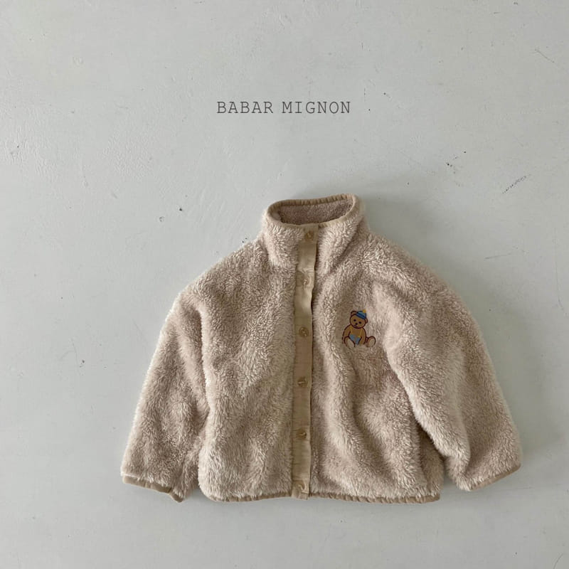 BABAR MIGNON - Korean Children Fashion - #Kfashion4kids - Bear Fleece Jumper - 8