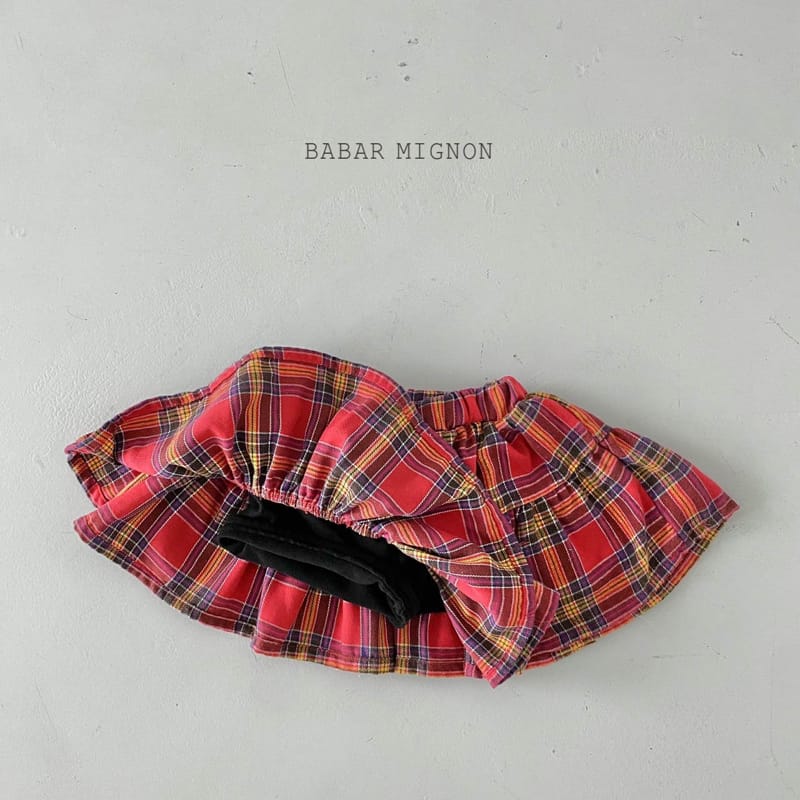 BABAR MIGNON - Korean Children Fashion - #Kfashion4kids - Check Skirt - 5
