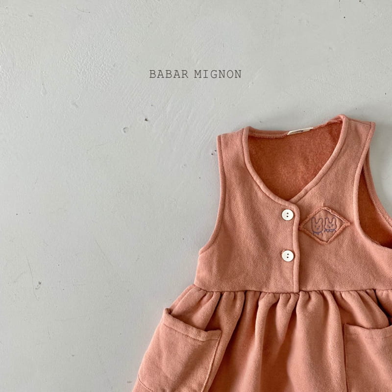 BABAR MIGNON - Korean Children Fashion - #Kfashion4kids - V Sleeveless One-piece - 10