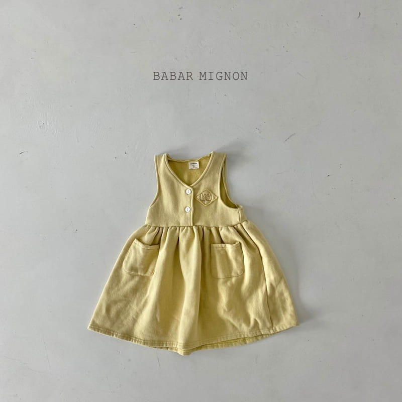 BABAR MIGNON - Korean Children Fashion - #Kfashion4kids - V Sleeveless One-piece - 12
