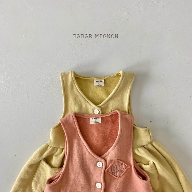 BABAR MIGNON - Korean Children Fashion - #Kfashion4kids - V Sleeveless One-piece - 2