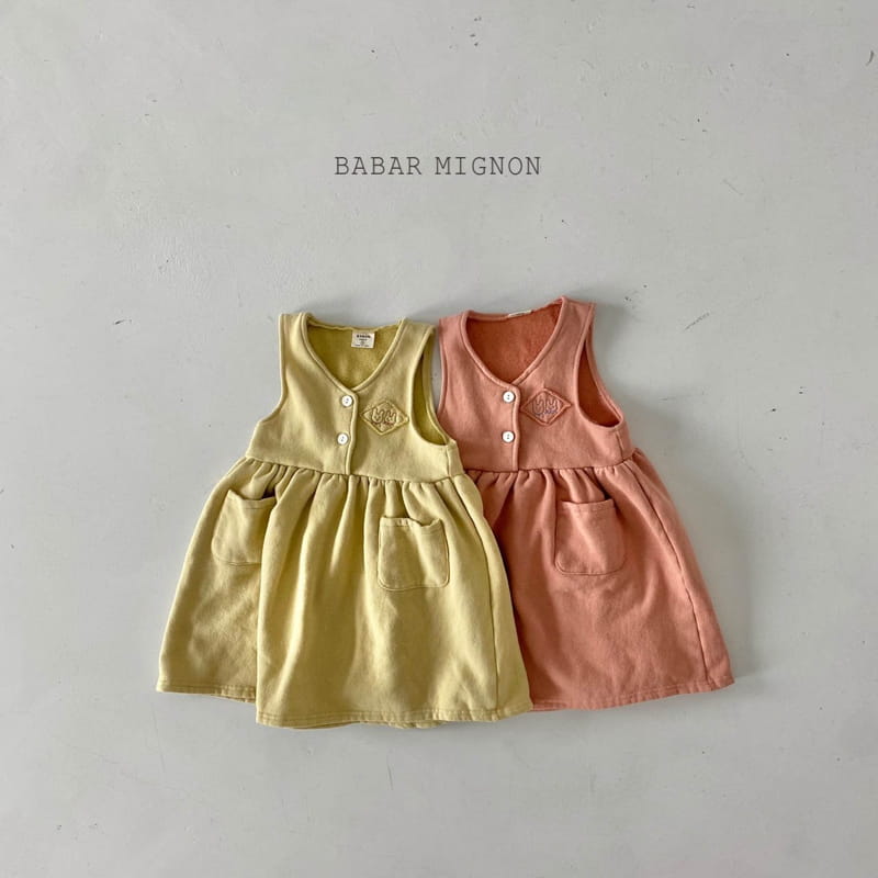 BABAR MIGNON - Korean Children Fashion - #Kfashion4kids - V Sleeveless One-piece - 4