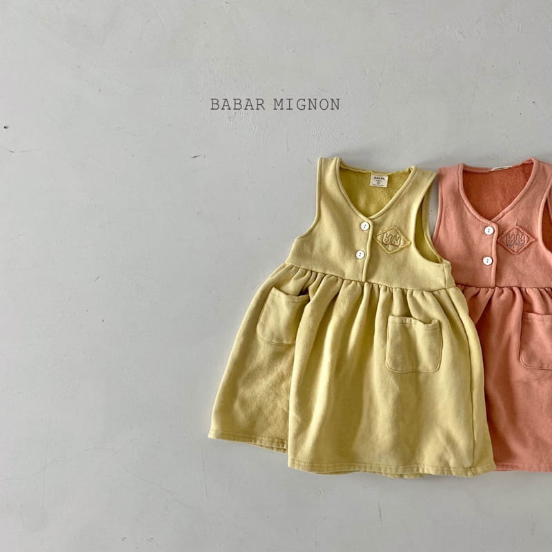 BABAR MIGNON - Korean Children Fashion - #Kfashion4kids - V Sleeveless One-piece - 5