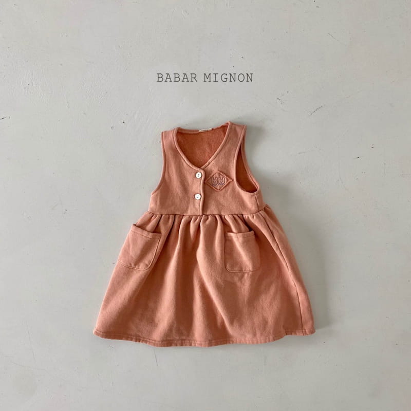 BABAR MIGNON - Korean Children Fashion - #Kfashion4kids - V Sleeveless One-piece - 7
