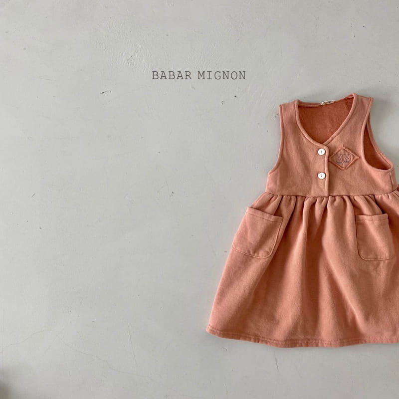 BABAR MIGNON - Korean Children Fashion - #Kfashion4kids - V Sleeveless One-piece - 9