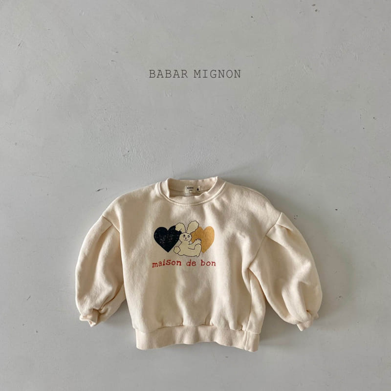 BABAR MIGNON - Korean Children Fashion - #Kfashion4kids - Heart Sweatshirt - 11