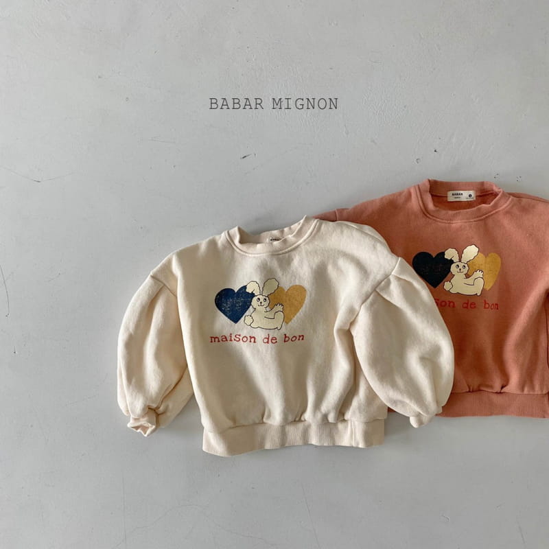 BABAR MIGNON - Korean Children Fashion - #Kfashion4kids - Heart Sweatshirt - 2