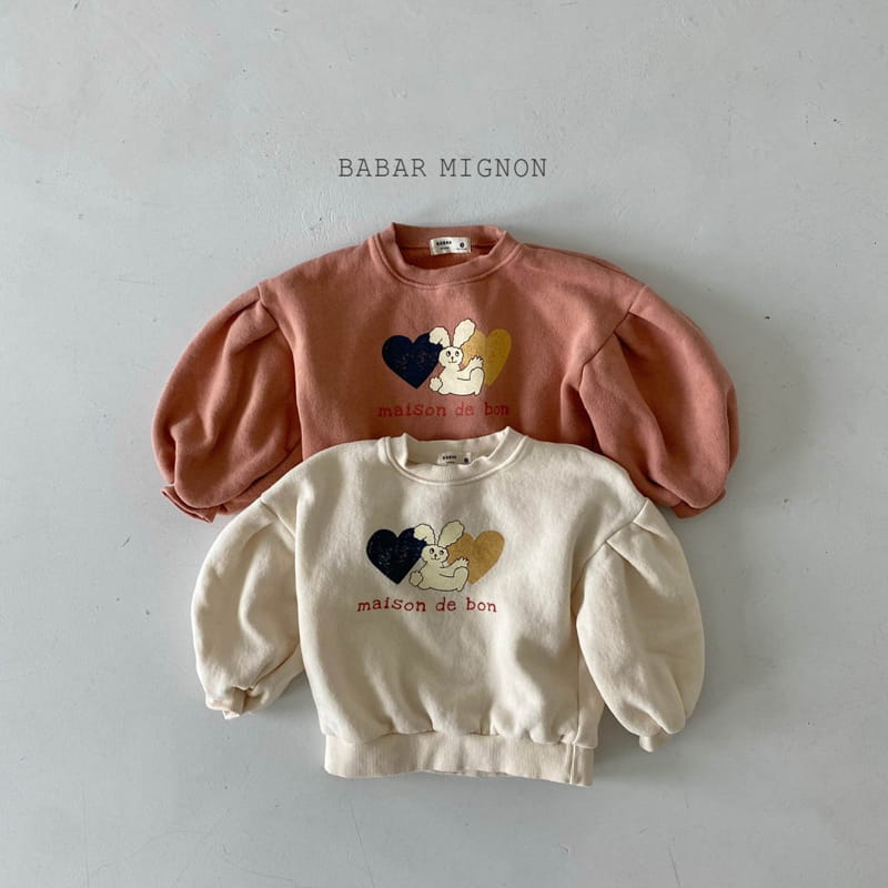 BABAR MIGNON - Korean Children Fashion - #Kfashion4kids - Heart Sweatshirt - 3