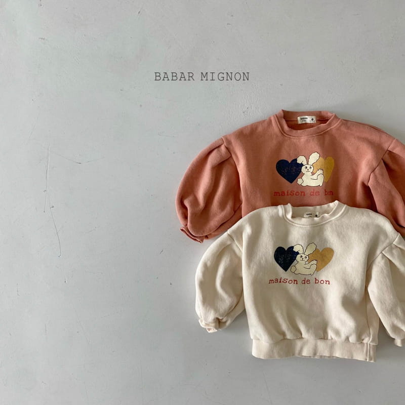 BABAR MIGNON - Korean Children Fashion - #Kfashion4kids - Heart Sweatshirt - 4