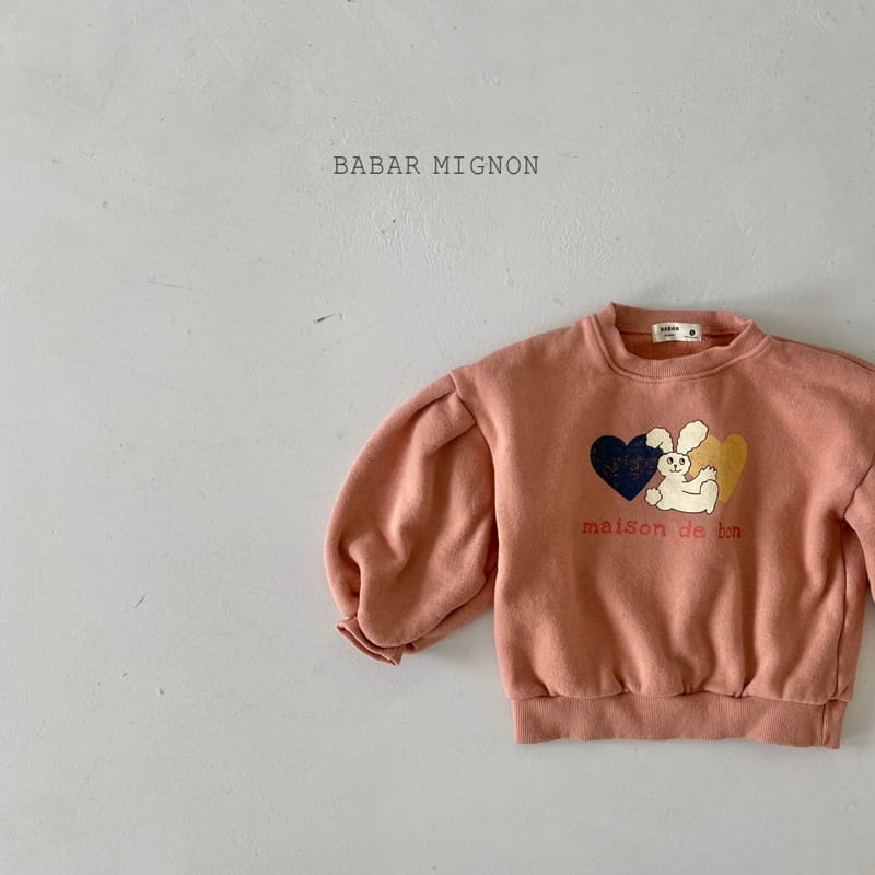 BABAR MIGNON - Korean Children Fashion - #Kfashion4kids - Heart Sweatshirt - 8