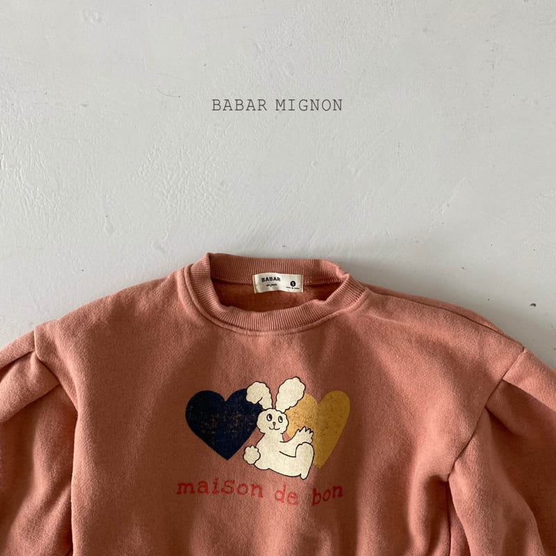 BABAR MIGNON - Korean Children Fashion - #Kfashion4kids - Heart Sweatshirt - 9