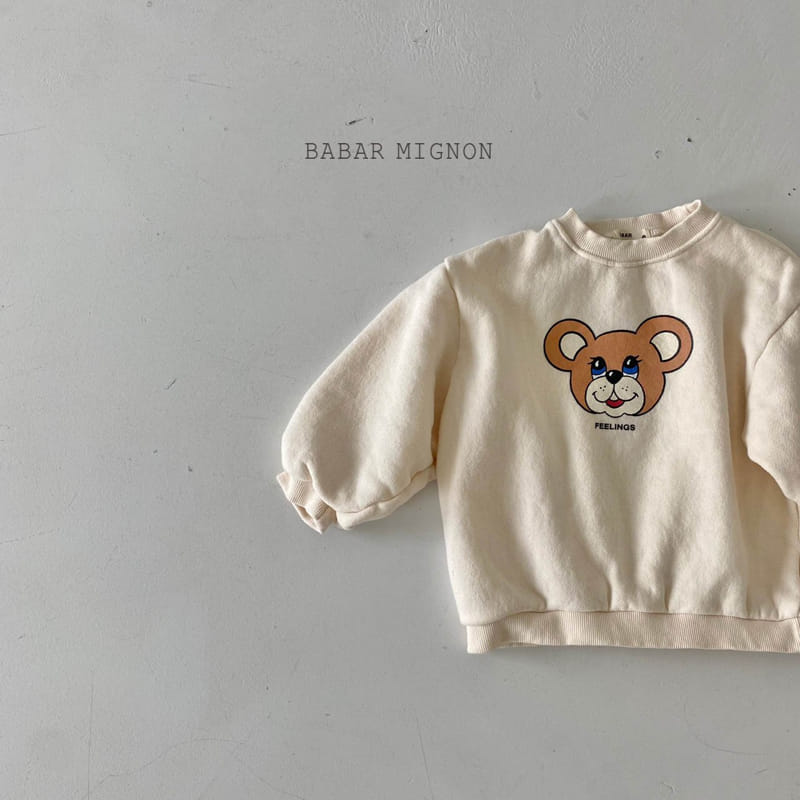 BABAR MIGNON - Korean Children Fashion - #Kfashion4kids - Feeling Bear Sweatshirt - 10
