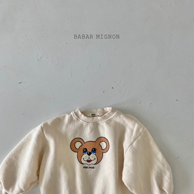 BABAR MIGNON - Korean Children Fashion - #Kfashion4kids - Feeling Bear Sweatshirt - 11