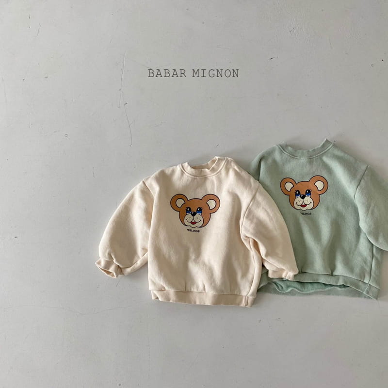 BABAR MIGNON - Korean Children Fashion - #Kfashion4kids - Feeling Bear Sweatshirt - 4