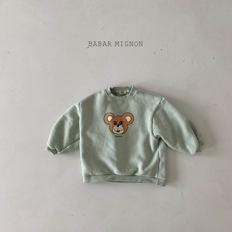 BABAR MIGNON - Korean Children Fashion - #Kfashion4kids - Feeling Bear Sweatshirt - 6