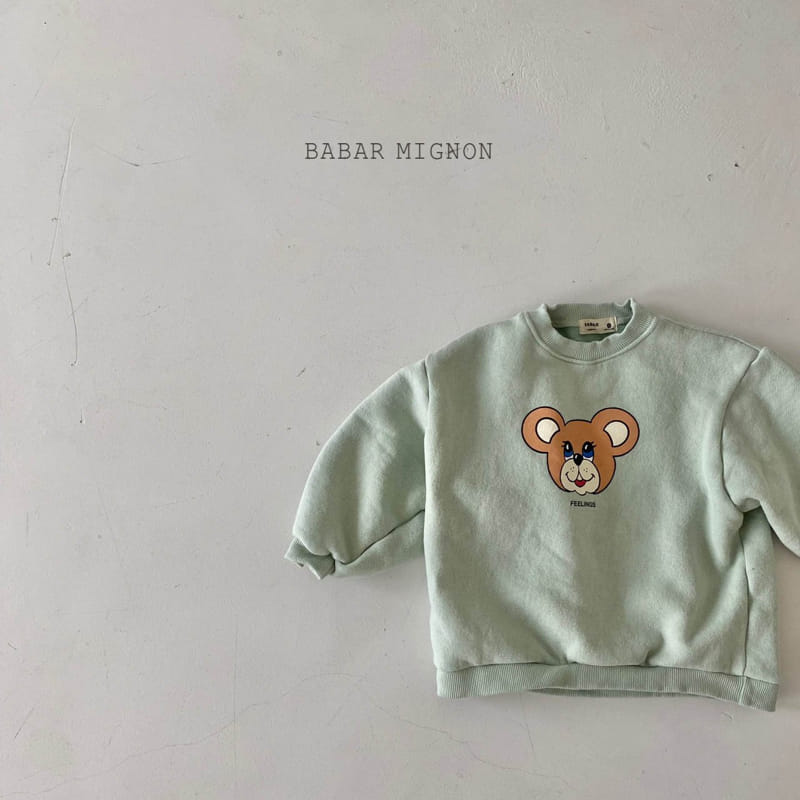 BABAR MIGNON - Korean Children Fashion - #Kfashion4kids - Feeling Bear Sweatshirt - 7
