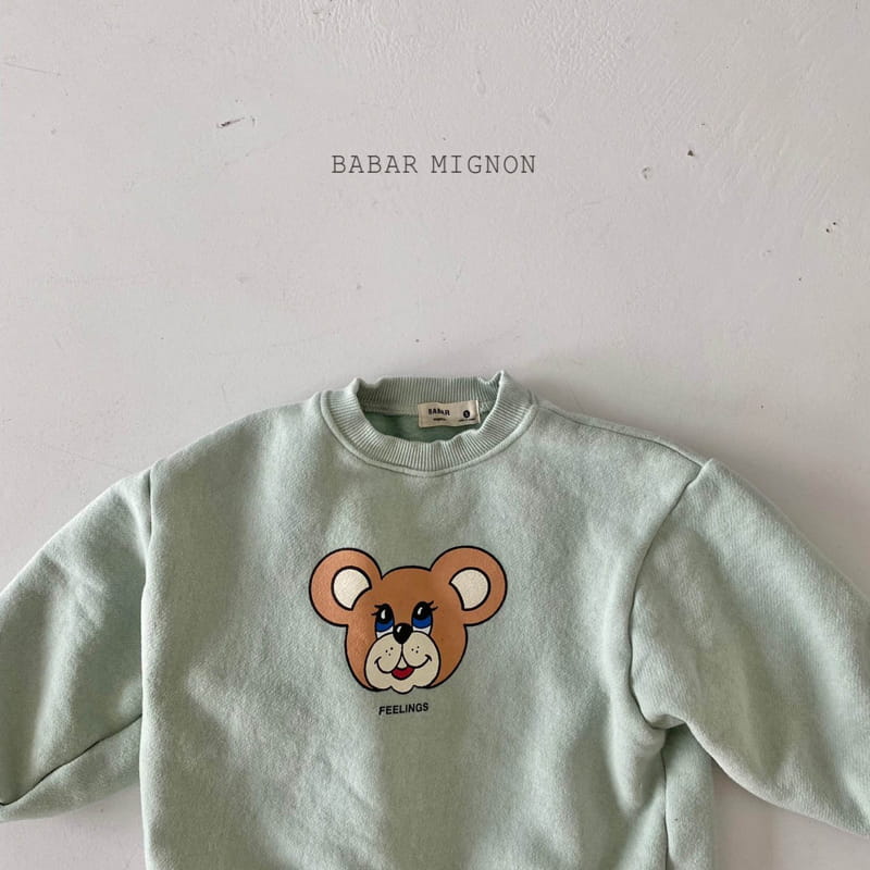 BABAR MIGNON - Korean Children Fashion - #Kfashion4kids - Feeling Bear Sweatshirt - 8