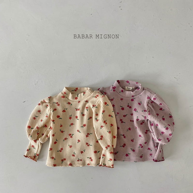 BABAR MIGNON - Korean Children Fashion - #Kfashion4kids - Puff Waffle Tee