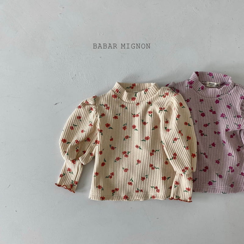 BABAR MIGNON - Korean Children Fashion - #Kfashion4kids - Puff Waffle Tee - 2