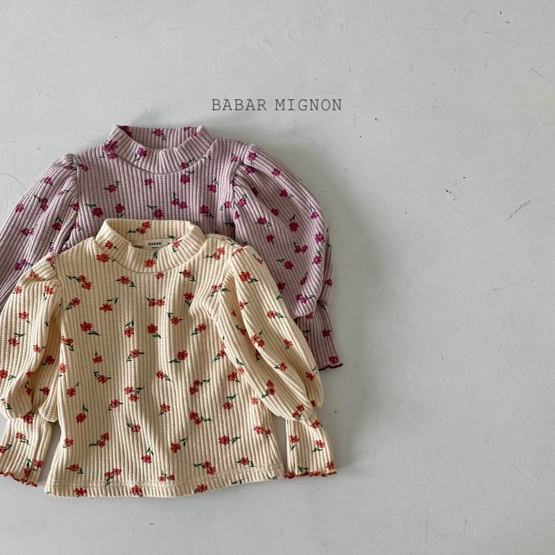 BABAR MIGNON - Korean Children Fashion - #Kfashion4kids - Puff Waffle Tee - 5