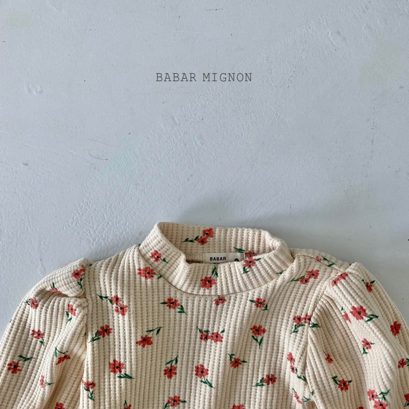 BABAR MIGNON - Korean Children Fashion - #Kfashion4kids - Puff Waffle Tee - 9