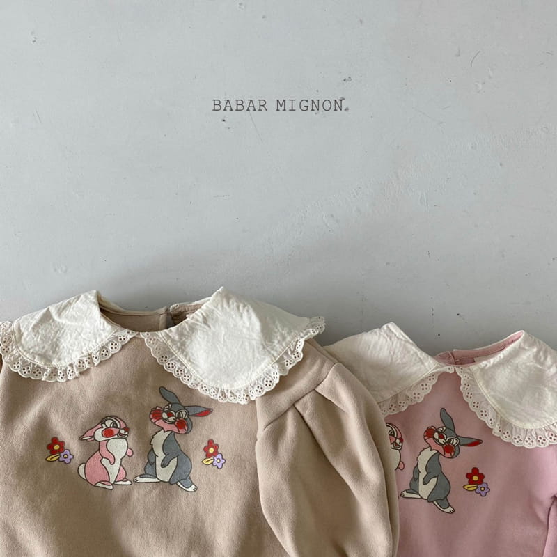 BABAR MIGNON - Korean Children Fashion - #Kfashion4kids - Rabbit Collar Top Bottom Set - 4