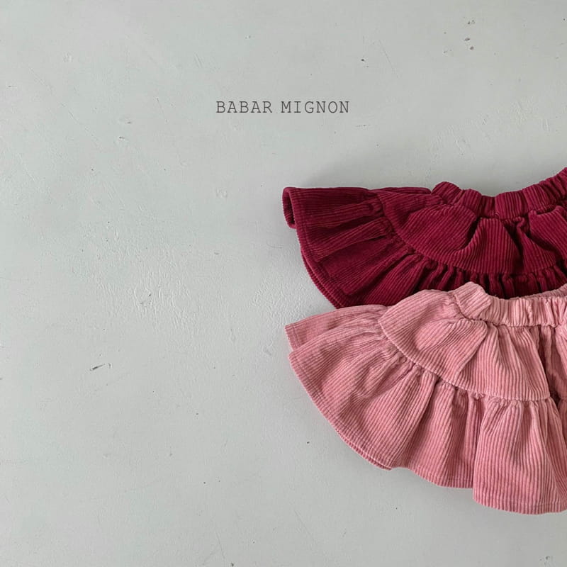 BABAR MIGNON - Korean Children Fashion - #Kfashion4kids - Rib Frill Skirt - 2