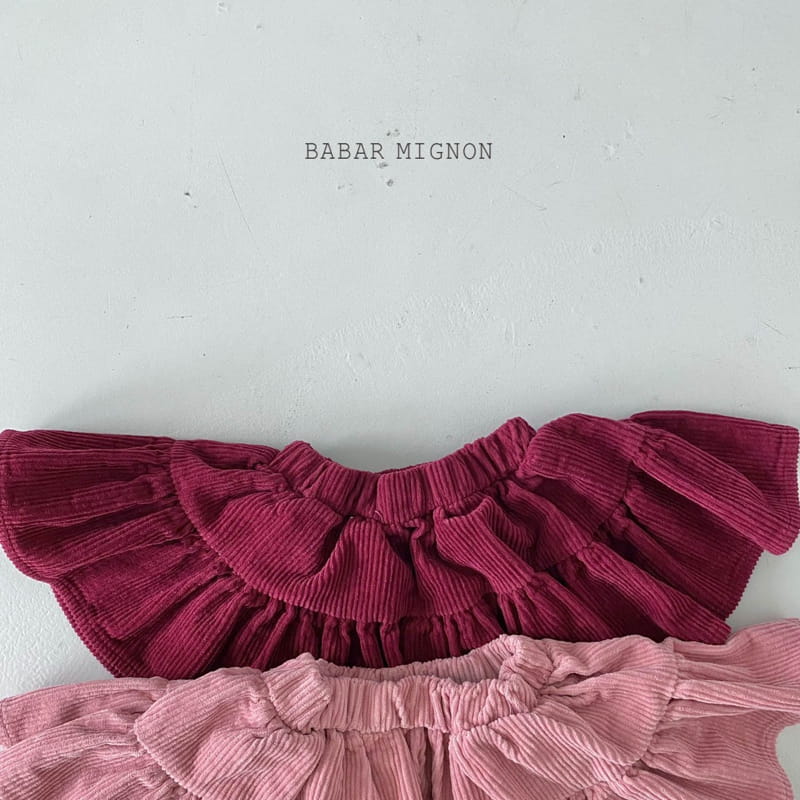 BABAR MIGNON - Korean Children Fashion - #Kfashion4kids - Rib Frill Skirt - 3