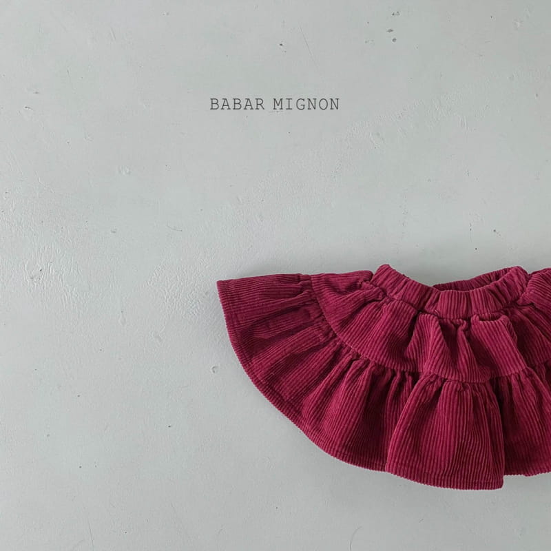 BABAR MIGNON - Korean Children Fashion - #Kfashion4kids - Rib Frill Skirt - 5