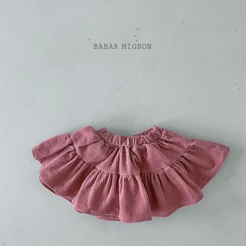 BABAR MIGNON - Korean Children Fashion - #Kfashion4kids - Rib Frill Skirt - 8