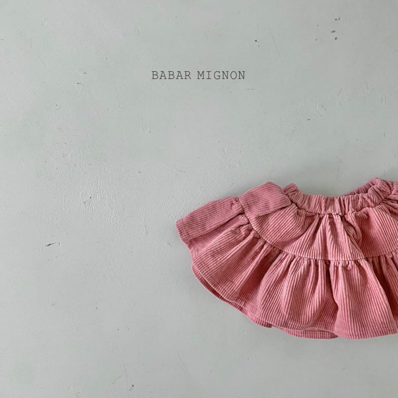BABAR MIGNON - Korean Children Fashion - #Kfashion4kids - Rib Frill Skirt - 9