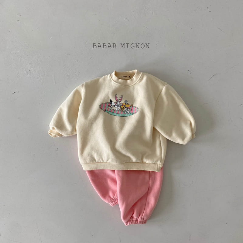 BABAR MIGNON - Korean Children Fashion - #Kfashion4kids - Friends Top Bottom Set - 10