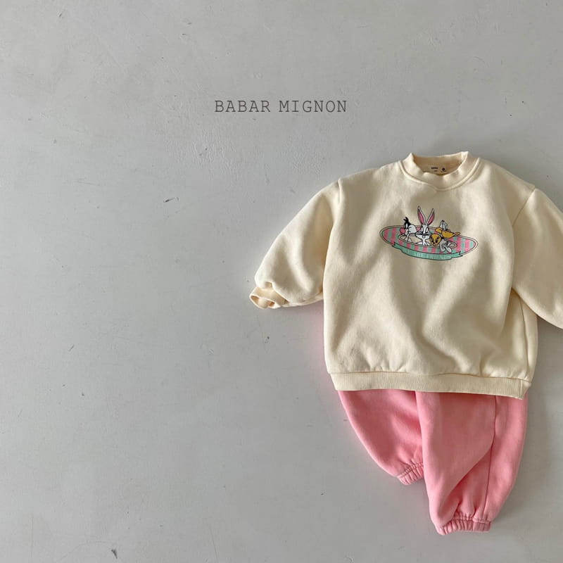 BABAR MIGNON - Korean Children Fashion - #Kfashion4kids - Friends Top Bottom Set - 12