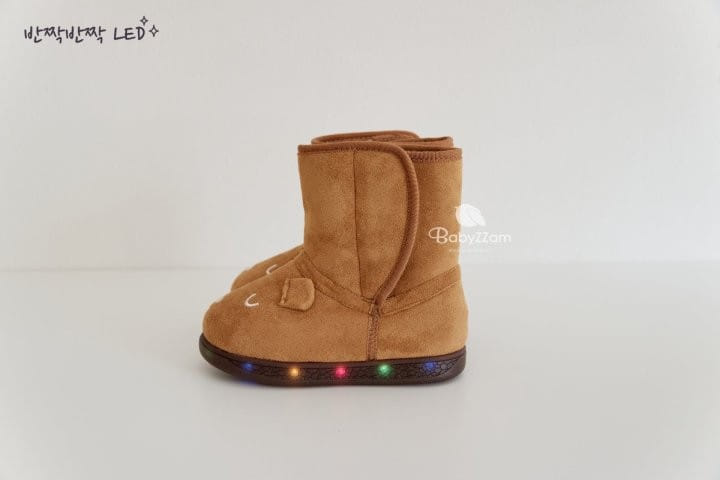BABYZZAM - Korean Children Fashion - #Kfashion4kids - LED Bear Boots