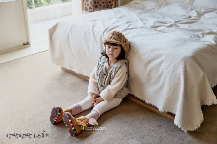 BABYZZAM - Korean Children Fashion - #Kfashion4kids - LED Bear Boots - 12