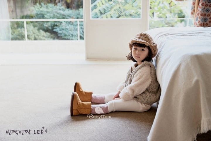 BABYZZAM - Korean Children Fashion - #Kfashion4kids - LED Bear Boots - 7