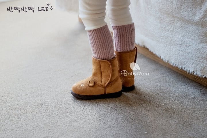 BABYZZAM - Korean Children Fashion - #Kfashion4kids - LED Bear Boots - 9