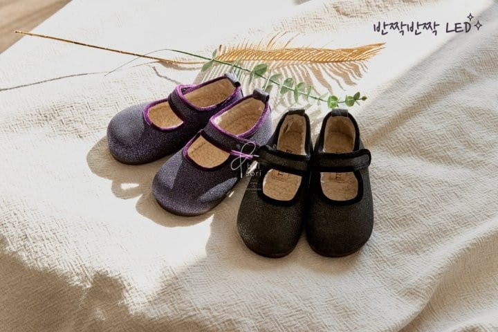 BABYZZAM - Korean Children Fashion - #Kfashion4kids - LED Glisha Flats