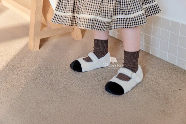BABYZZAM - Korean Children Fashion - #Kfashion4kids - Bodle Fluffy Flats - 11