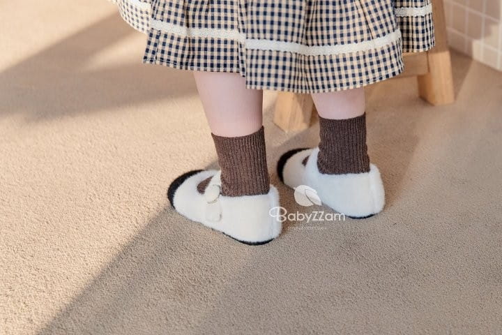 BABYZZAM - Korean Children Fashion - #Kfashion4kids - Bodle Fluffy Flats - 6