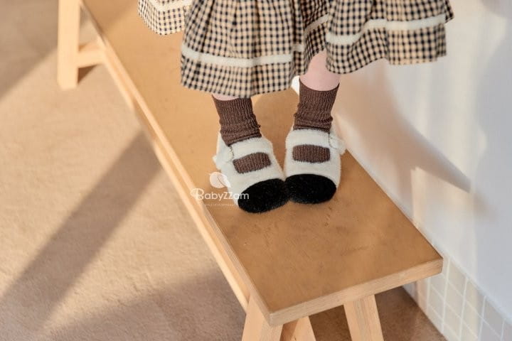 BABYZZAM - Korean Children Fashion - #Kfashion4kids - Bodle Fluffy Flats - 8