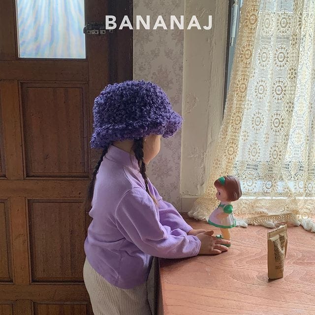 BANANA J - Korean Children Fashion - #Kfashion4kids - Cozy Puff Turtleneck Tee