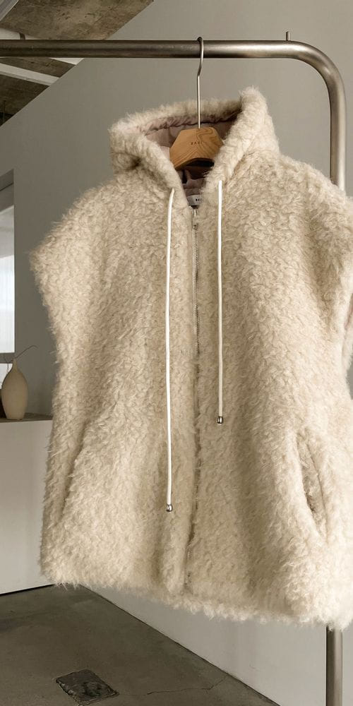 BARI - Korean Children Fashion - #Kfashion4kids - Fluffy Hoody Vest - 2