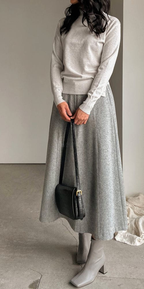 BARI - Korean Children Fashion - #Kfashion4kids - Slit Skirt - 3