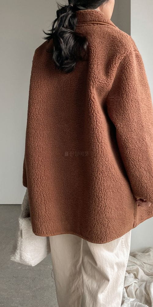 BARI - Korean Children Fashion - #Kfashion4kids - Dduckboki Fluffy Jacket - 4