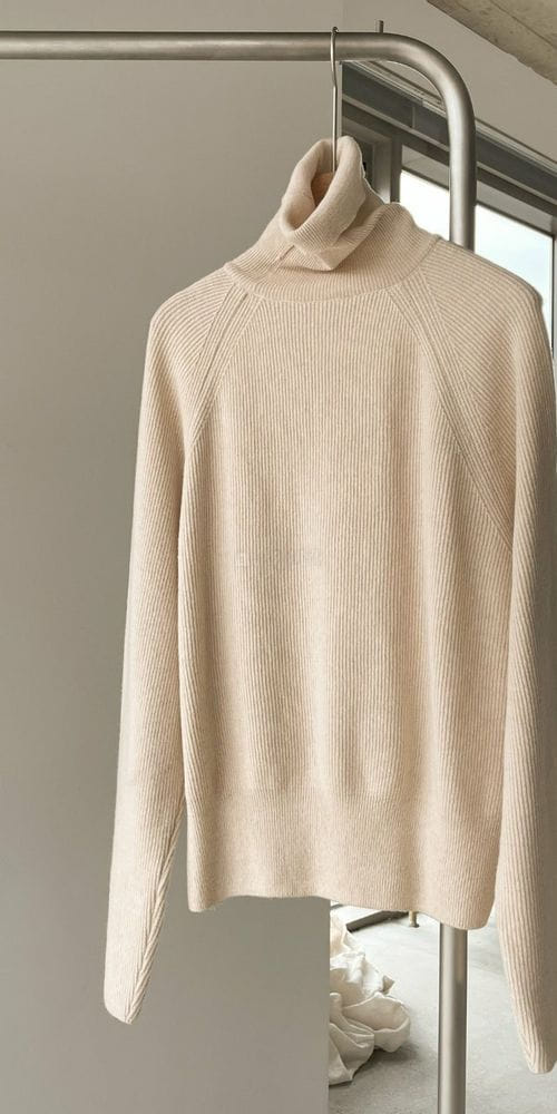 BARI - Korean Children Fashion - #Kfashion4kids - Mark turtleneck Knit - 2